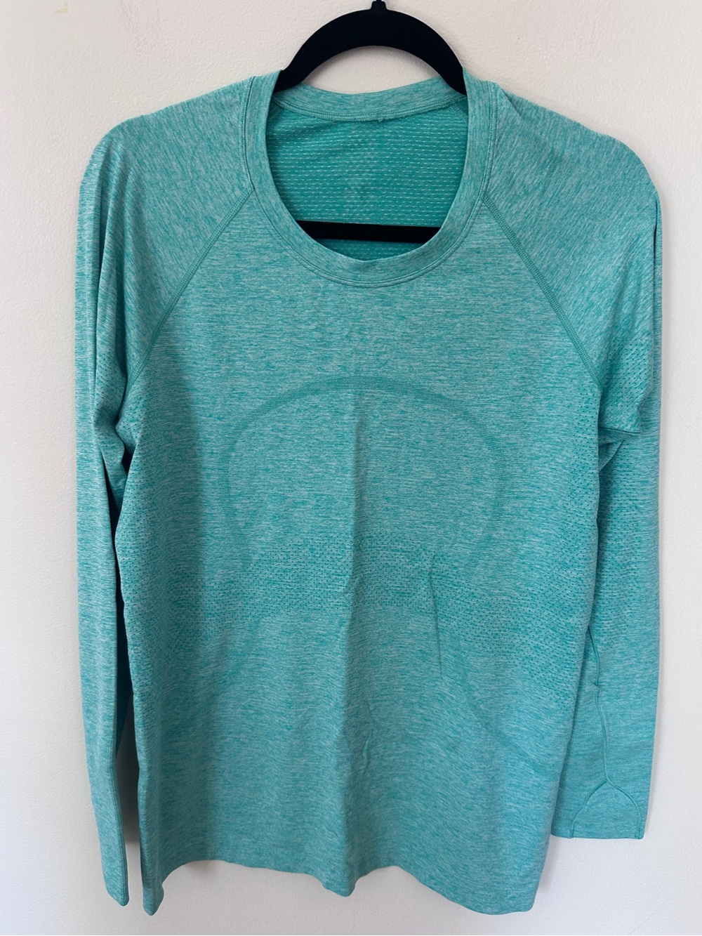 Lululemon Swiftly long sleeve shirt hip  Maldives Green/Mint Moment size 12